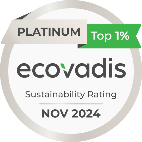 Ecovadis platinum label