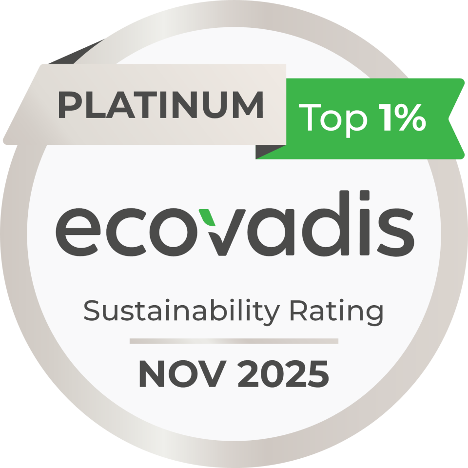 Ecovadis platinum label