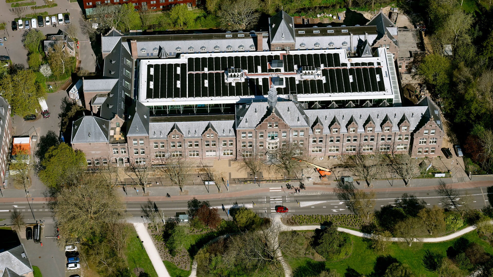 Aerial view Delft office