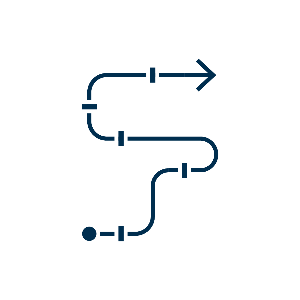 Icon representing a route