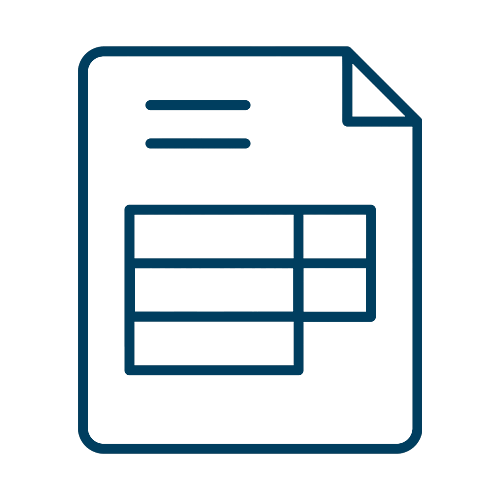 tabular file icon