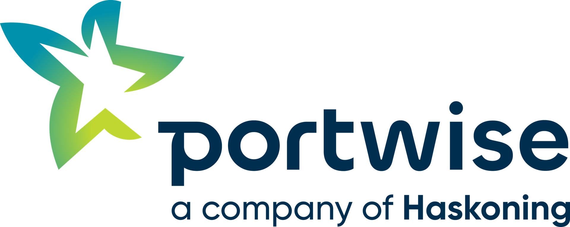 Logo Portwise, a company of Haskoning