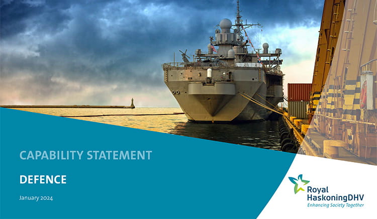 capability statement cover of defence market in Australia