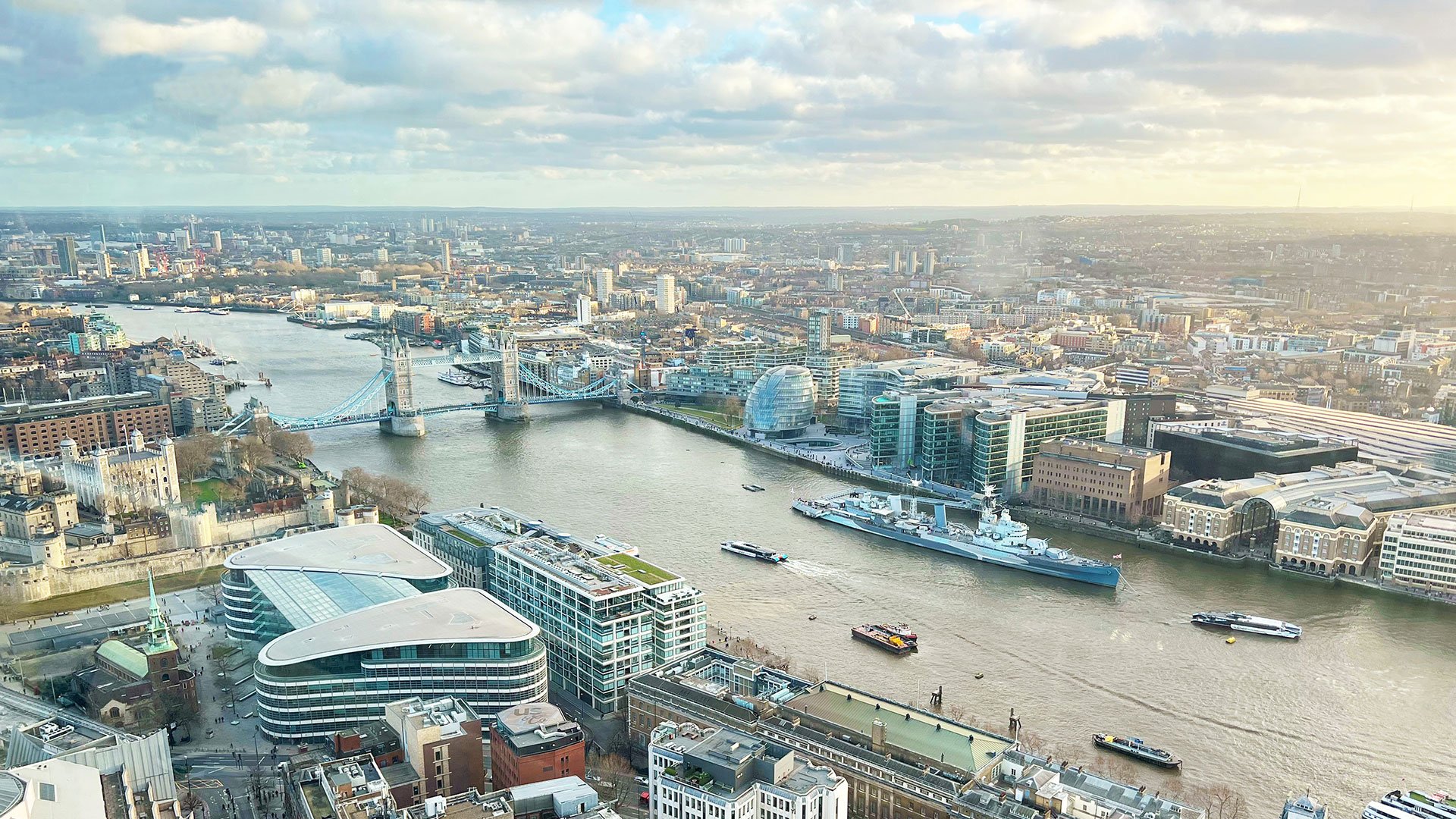 Tower bridge in London