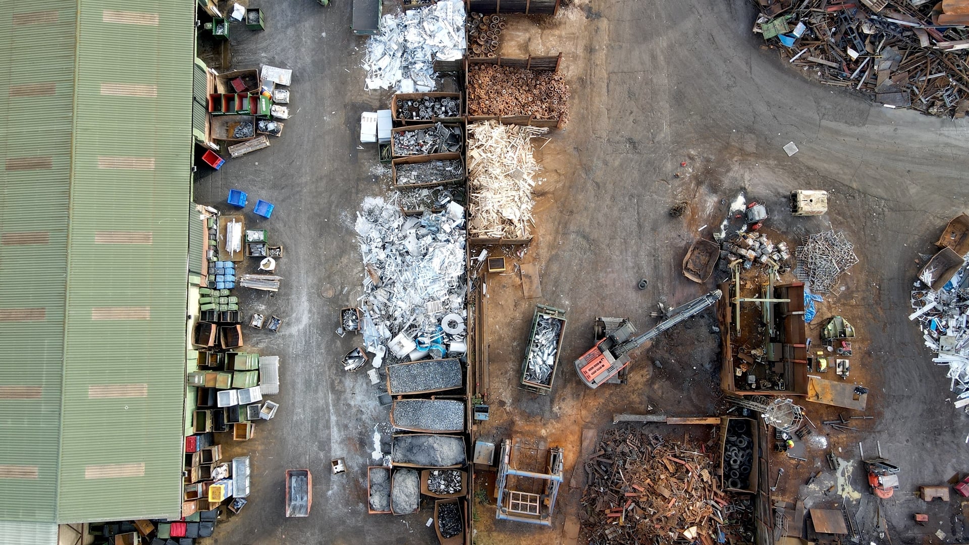 Photo of sorting materials for reuse