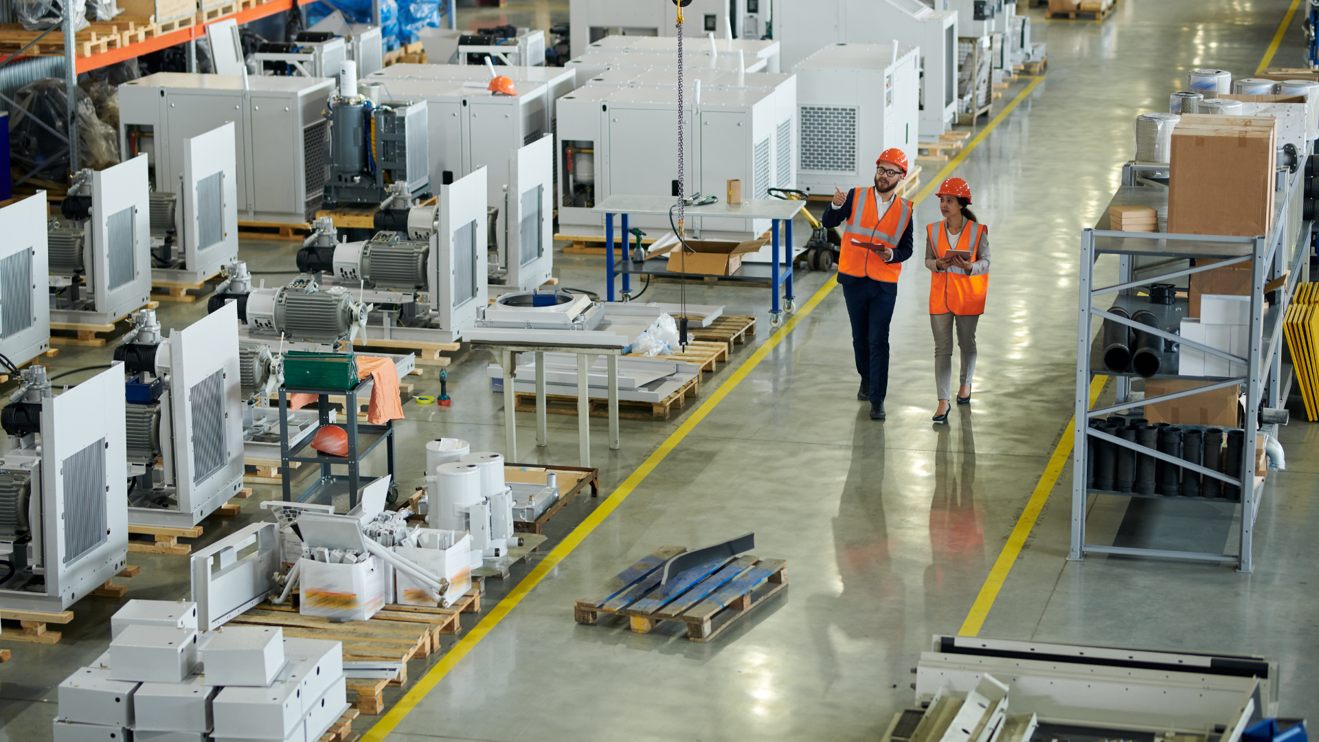 Engineers work together to optimise production