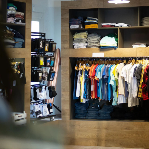 consumer goods in a store