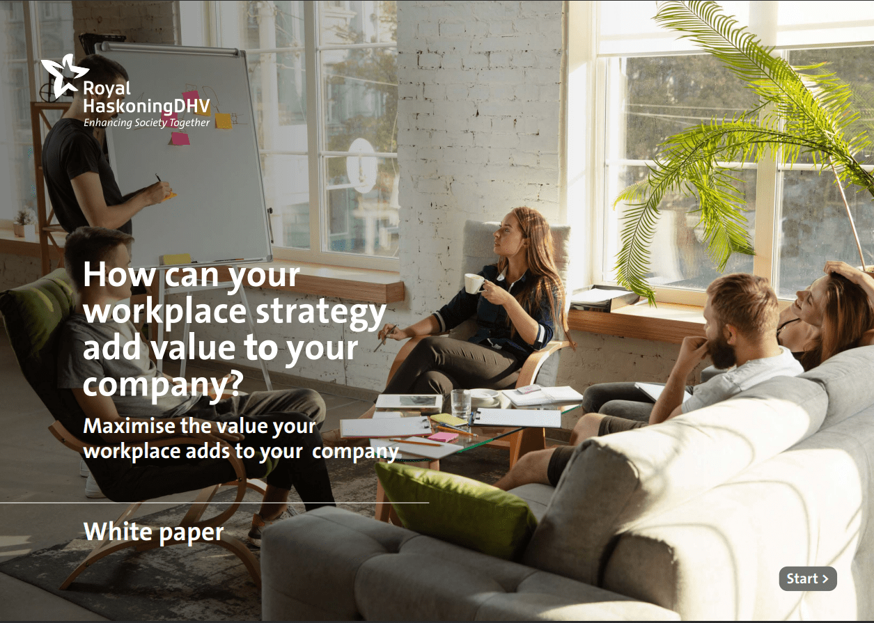 A visual representation of workplace strategy, showcasing how strategy consulting and operational efficiency improvement contribute to adding value to your compan