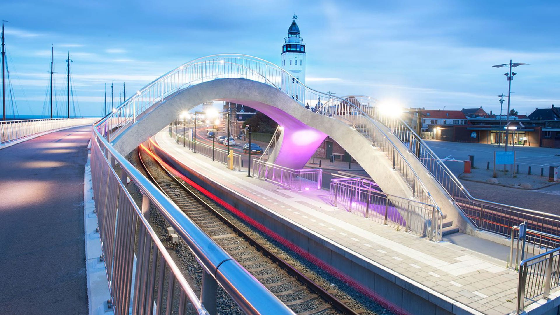 Traverse track Harlingen bridge design