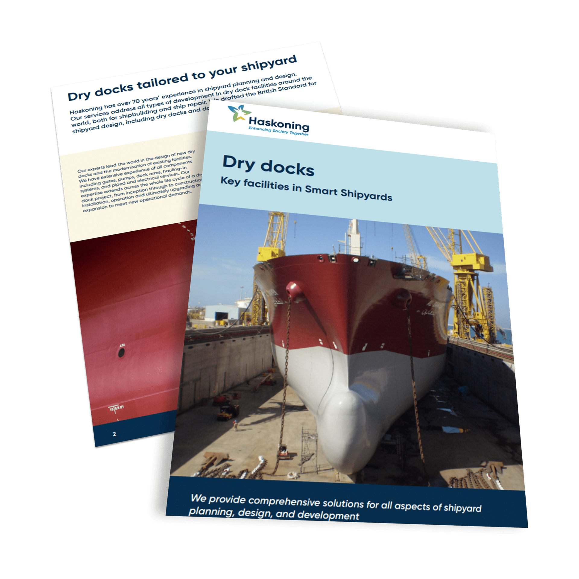 Preview of the Haskoning Dry Docks brochure
