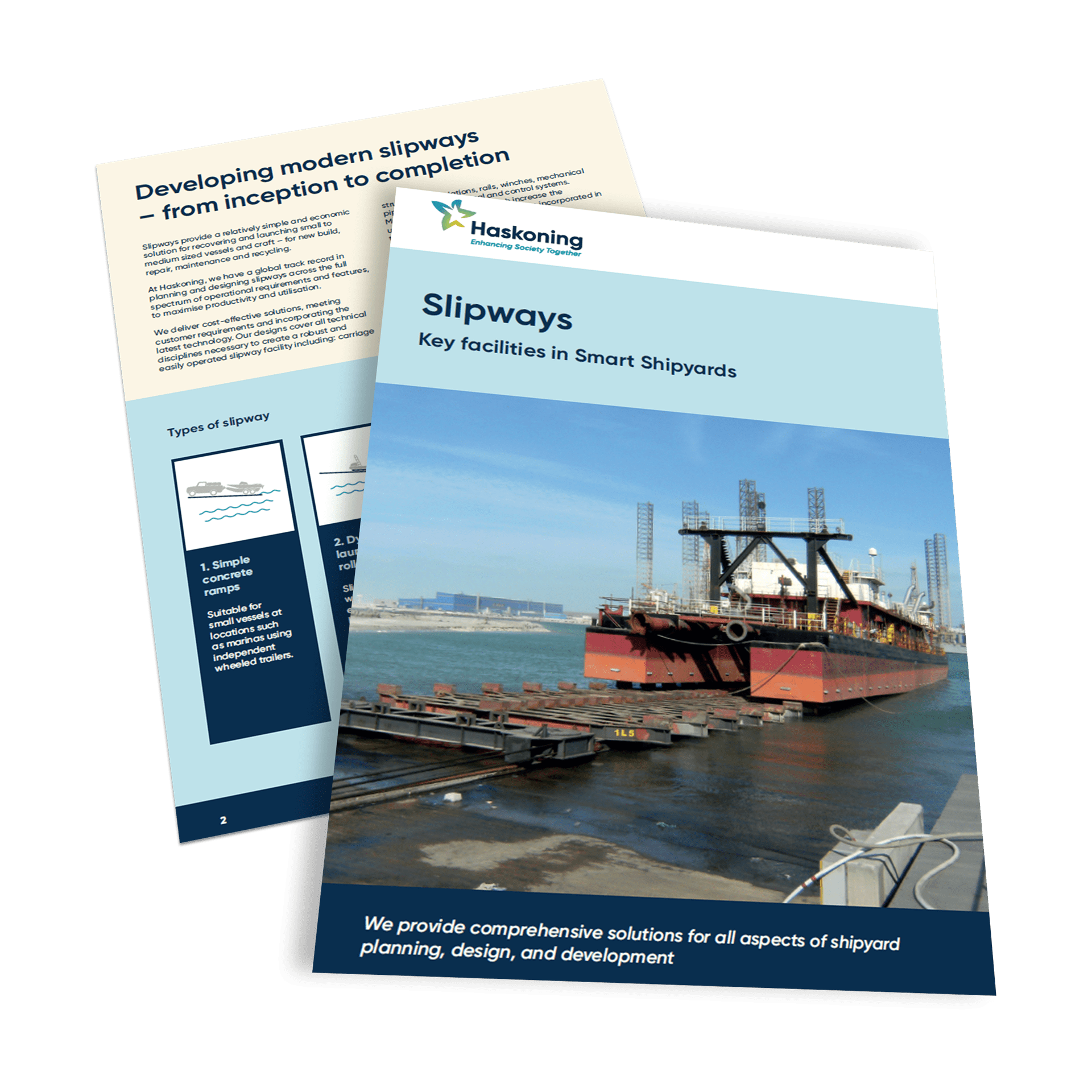Preview of the Haskoning Slipways brochure