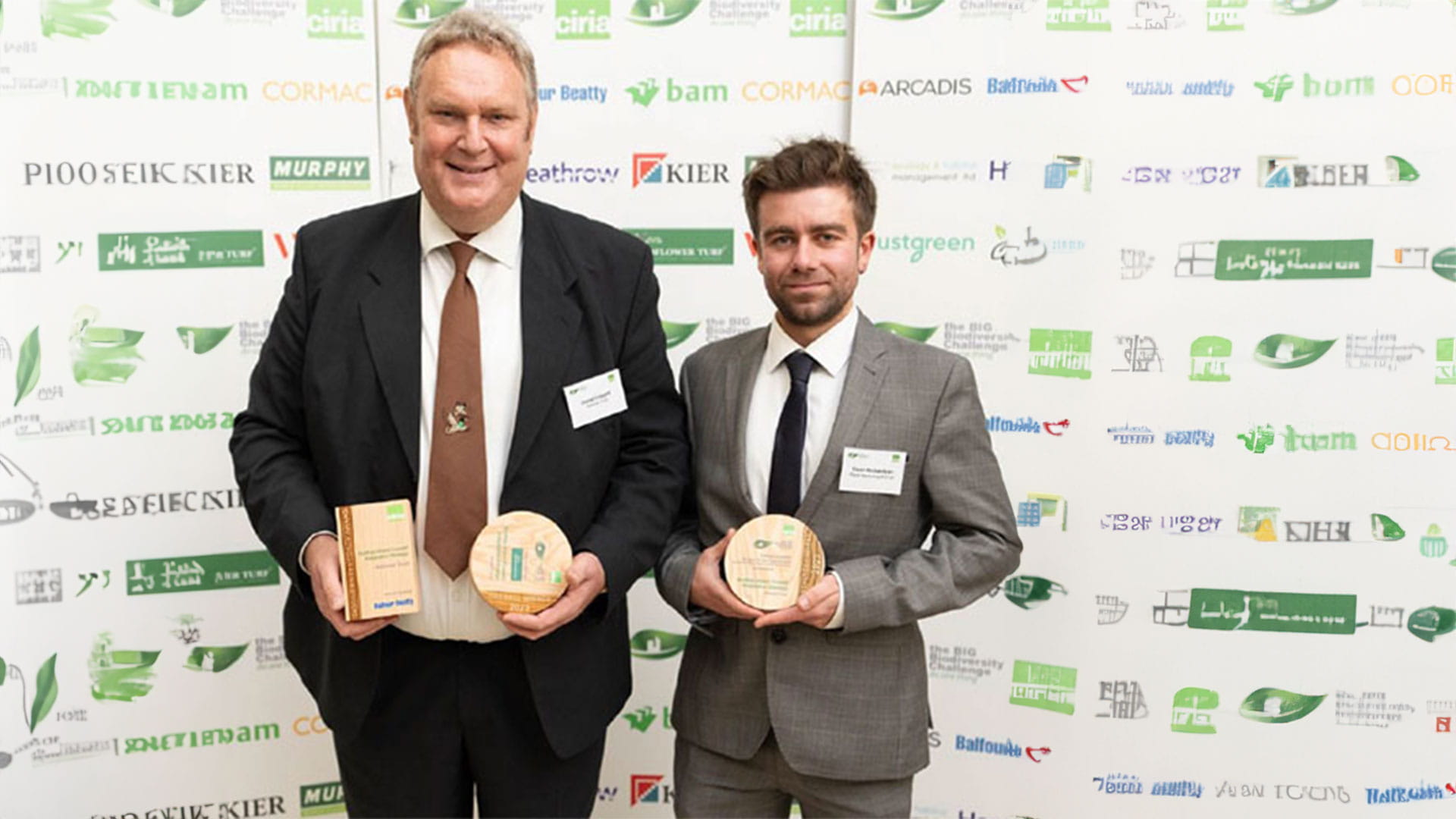 Daniel Legget (National Trust) and Ewan Richardson (Haskoning)