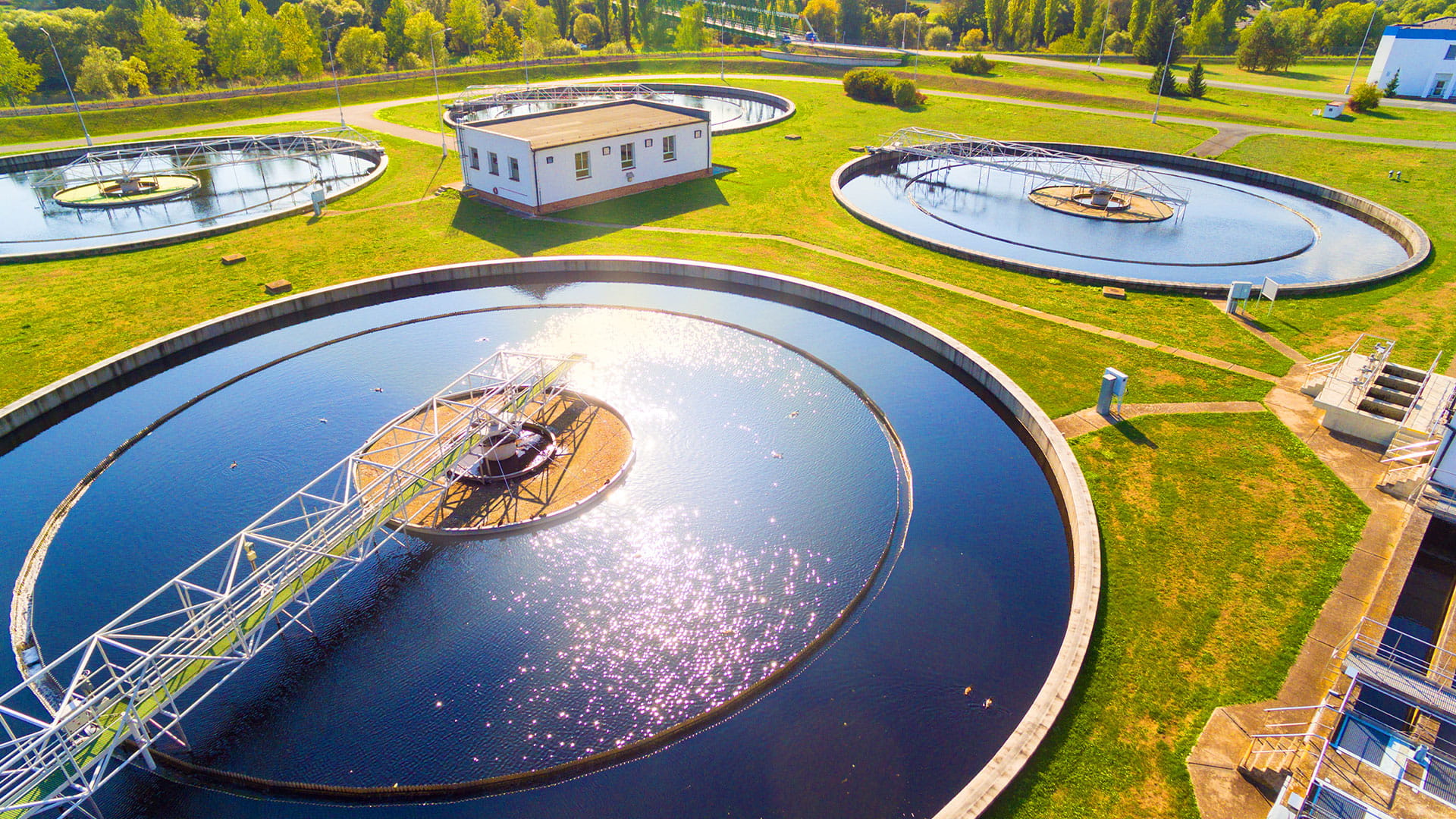 Automation at industrial wastewater treatment plants