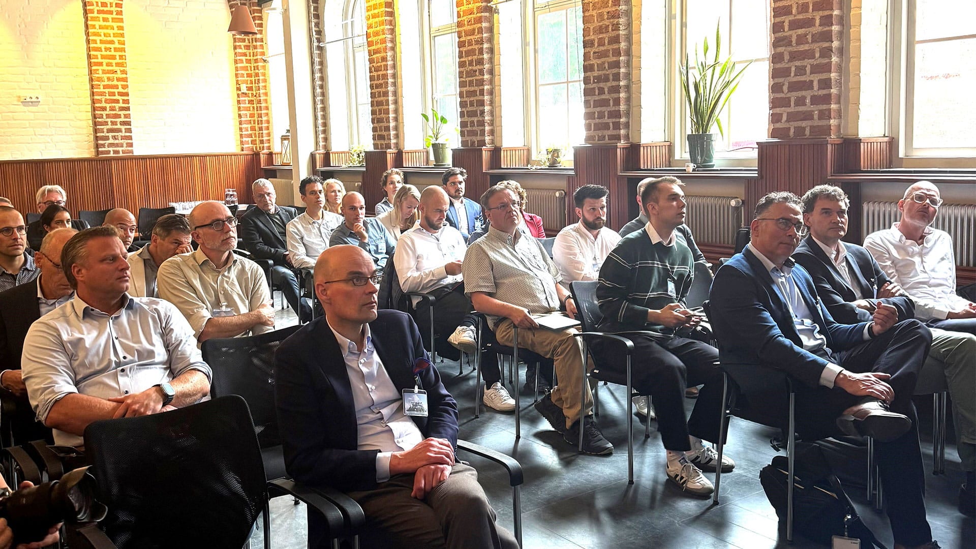 People listening during our seminar