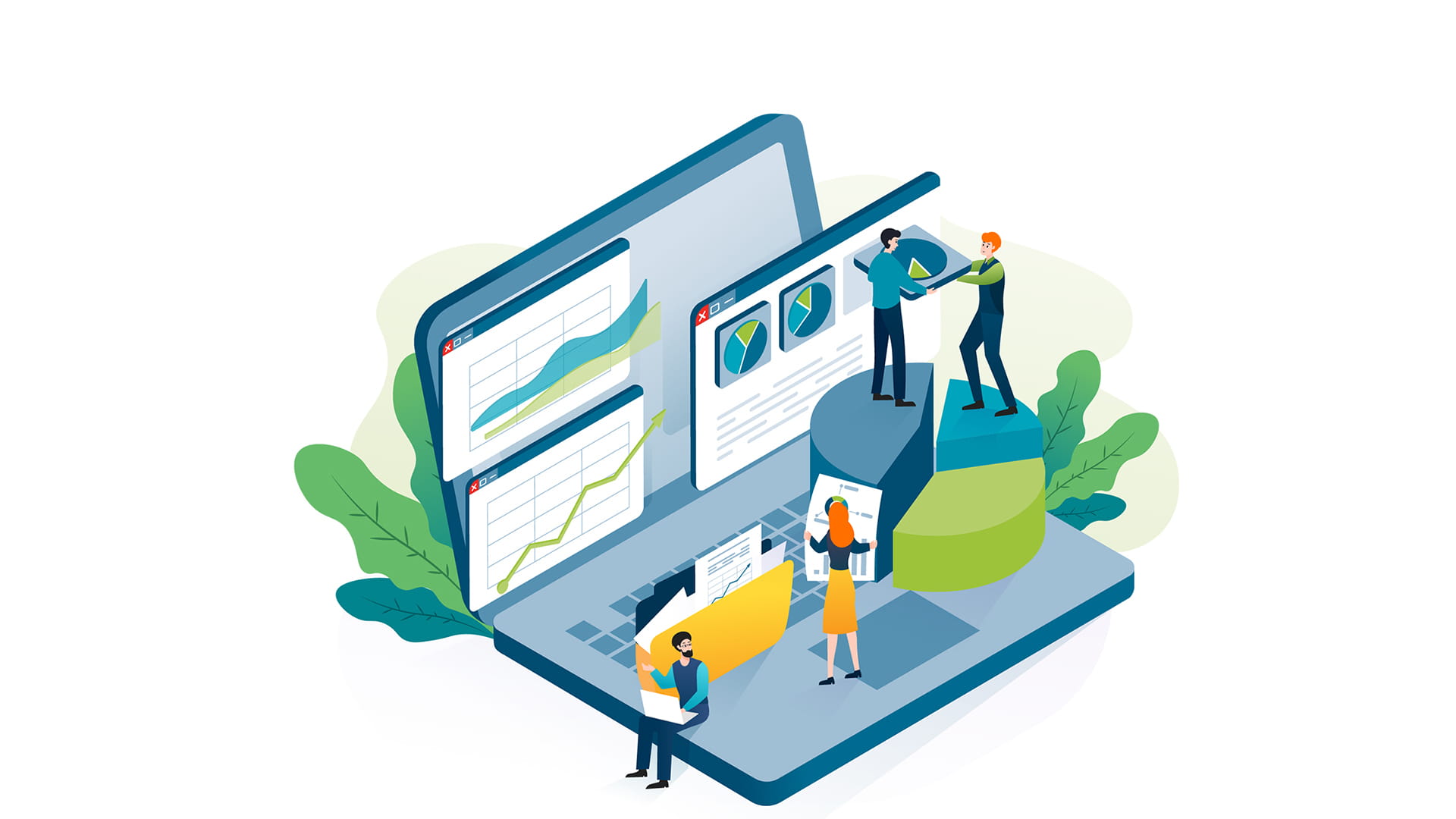 Monitoring on laptop