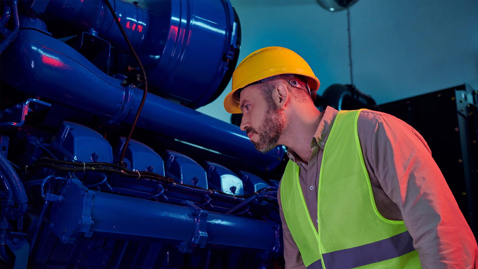 Engineer at a power generator