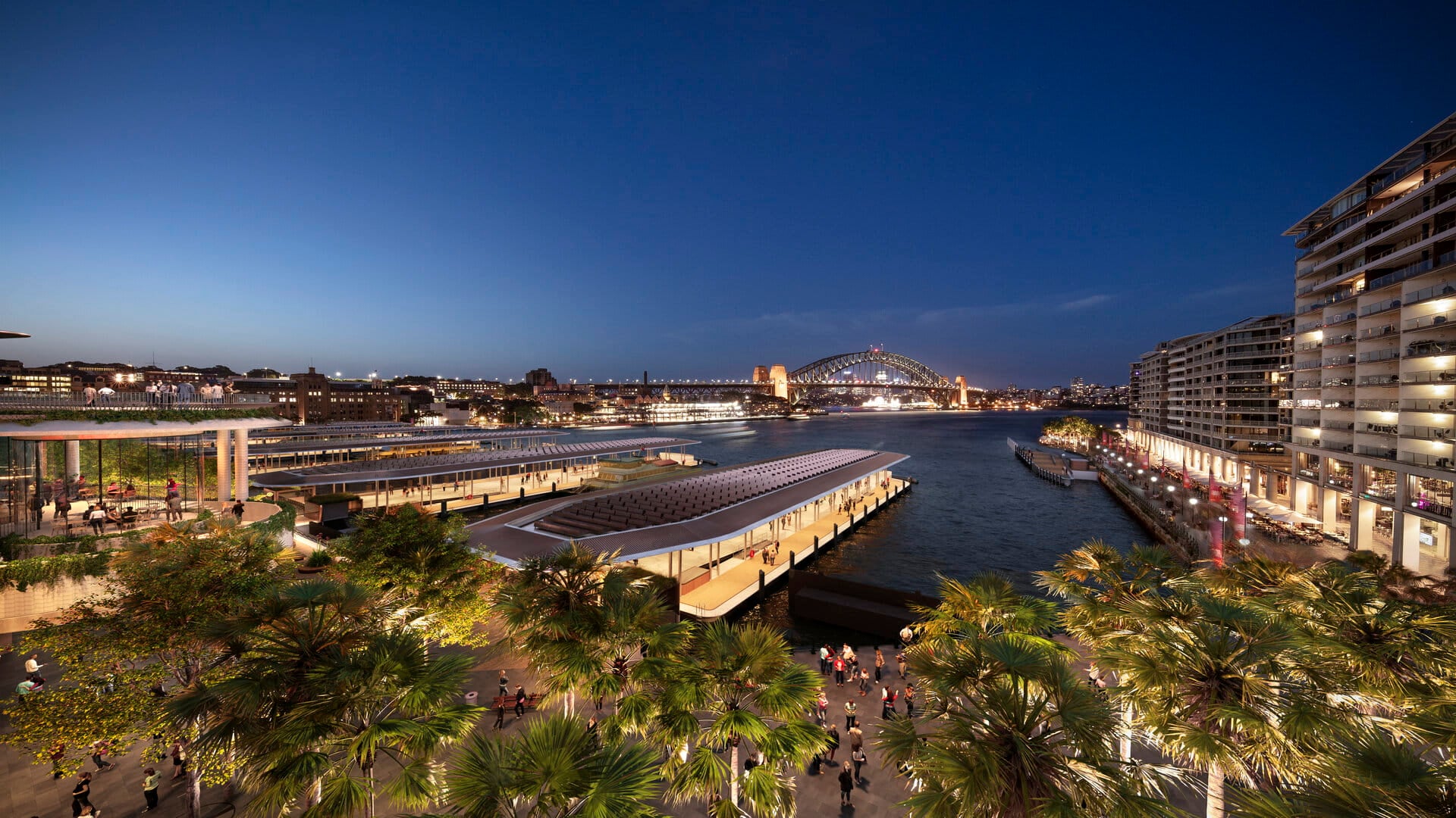 Circular Quay wharf design