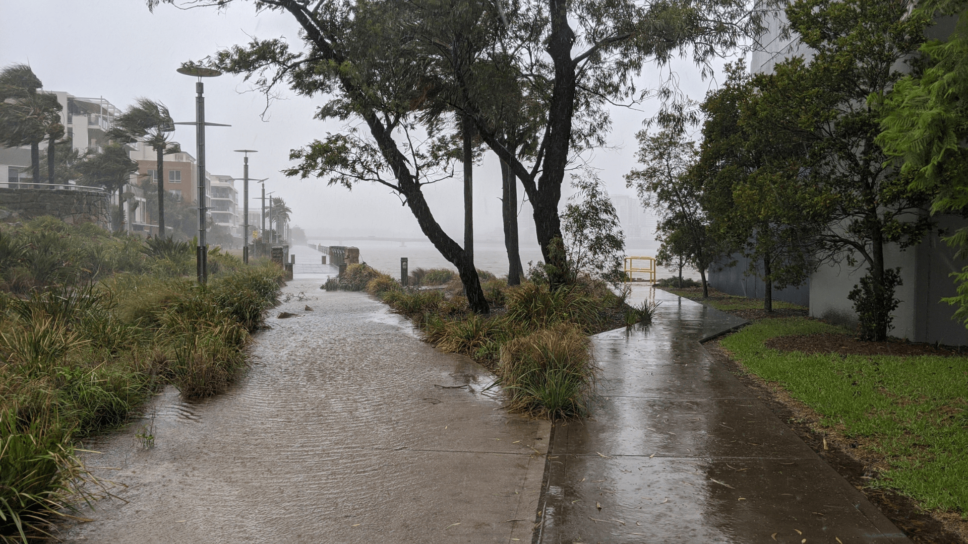 Road flooding in Parramatta