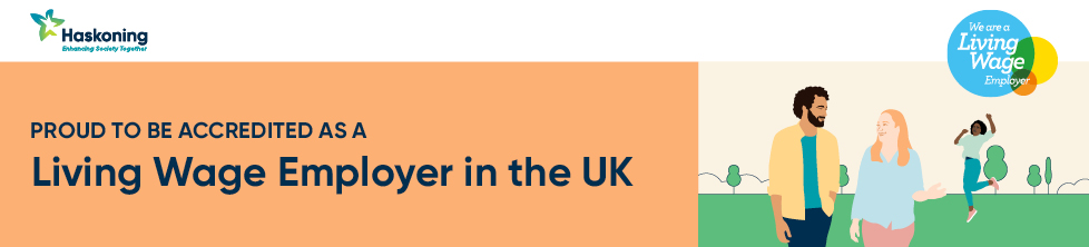 Accredited as a Living Wage Employer in the UK banner
