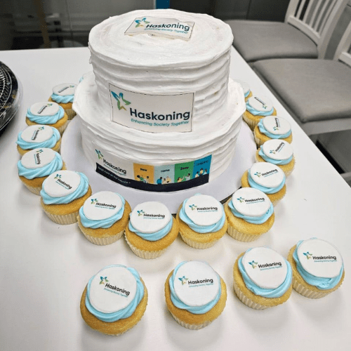 Haskoning branded cake