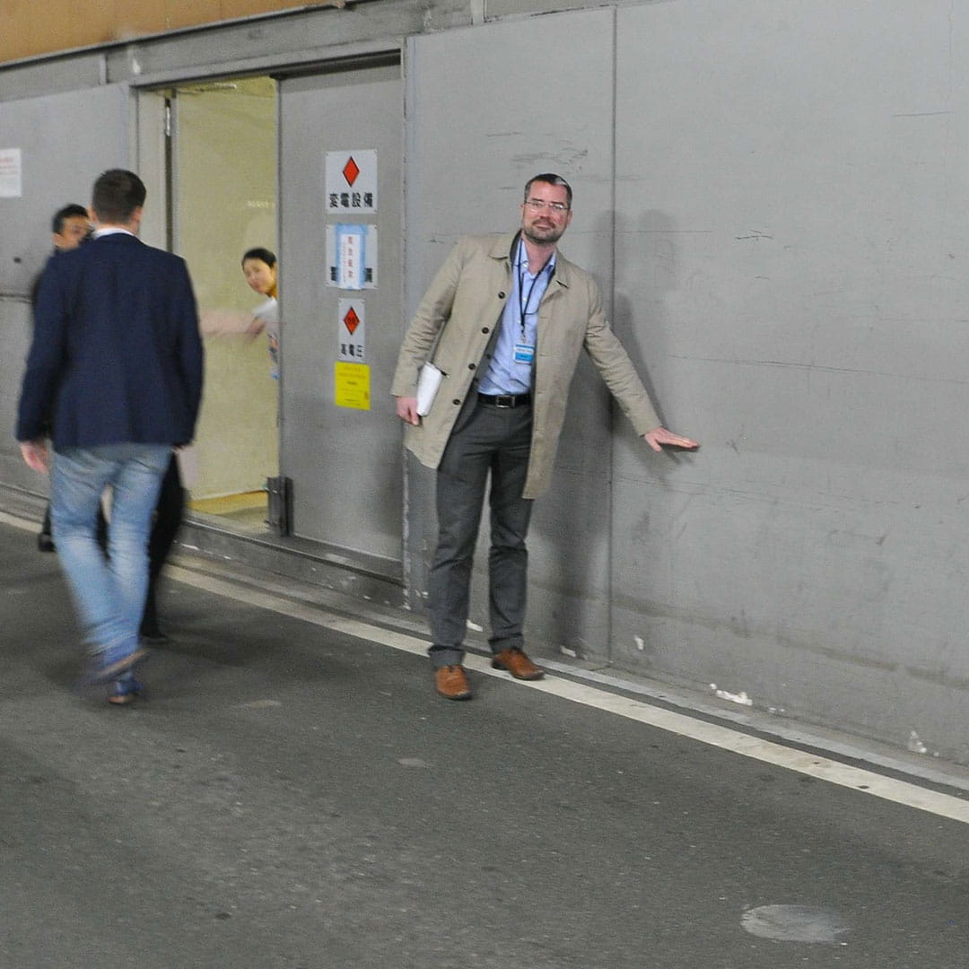 Joeri Aulman at Kansai Airport, Japan