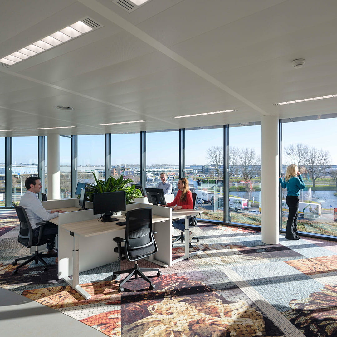 Duurzaam en inspirerend werkplekontwerp voor Royal FloraHolland
