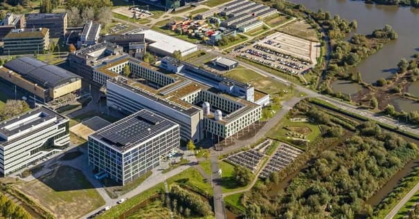 Amsterdam Science Park from the sky