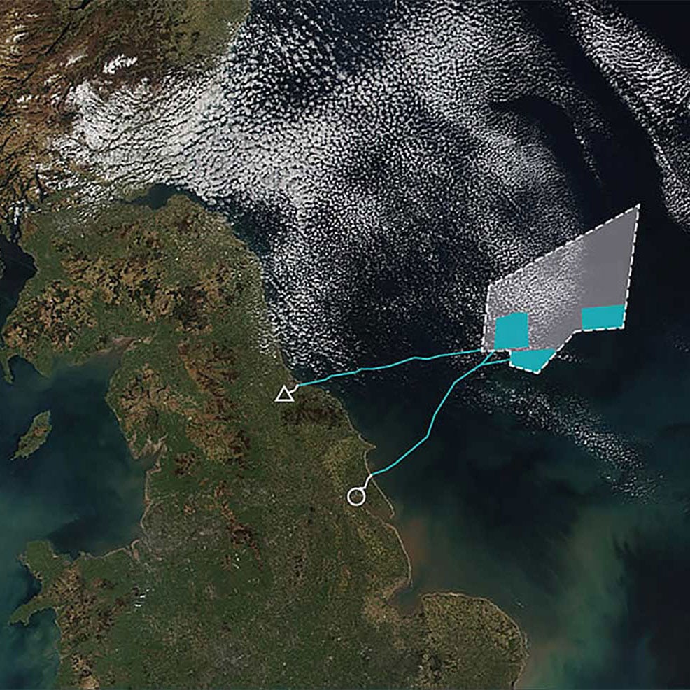 Map windfarm UK