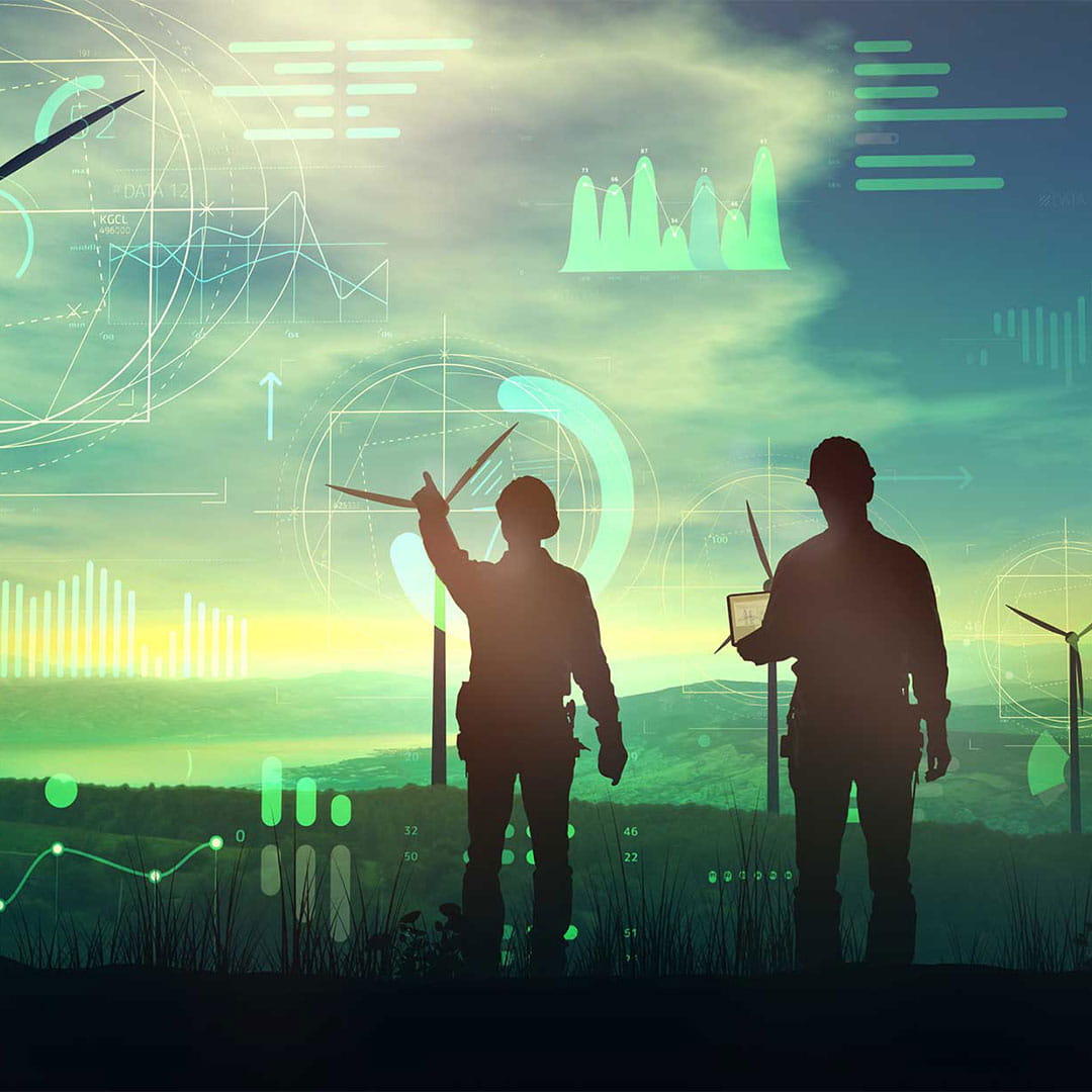 Composed image windpark data