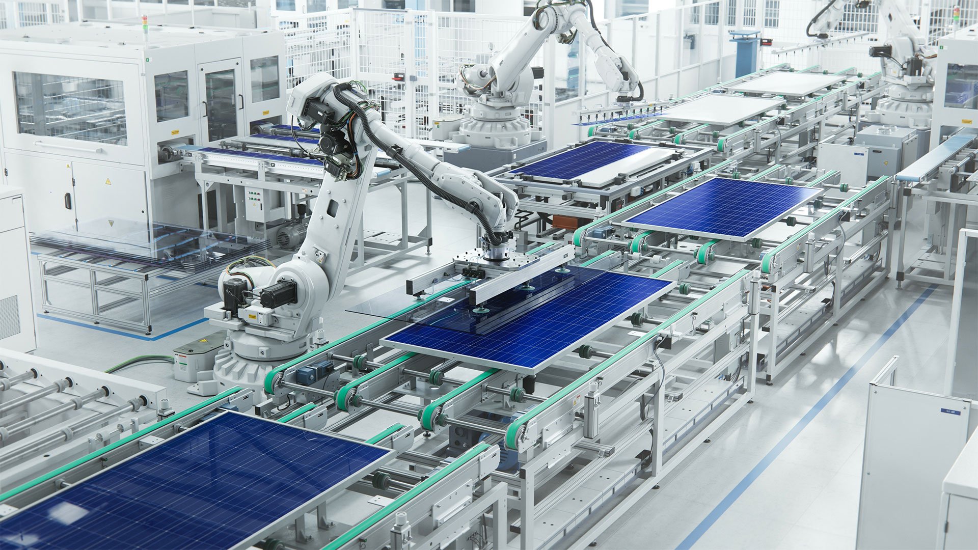 Solar panel facility, competitive, European production