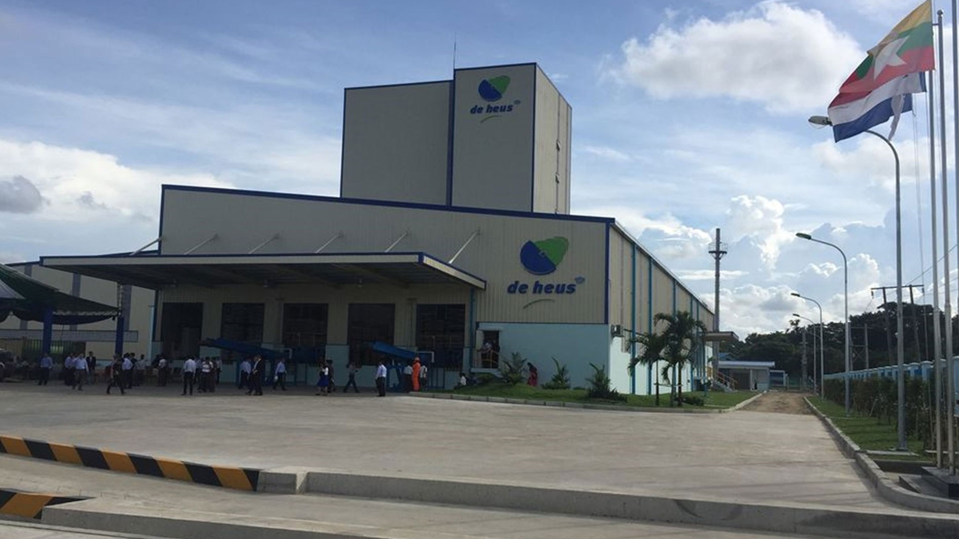 Royal de Heus first feed mill in Myanmar completed in record time