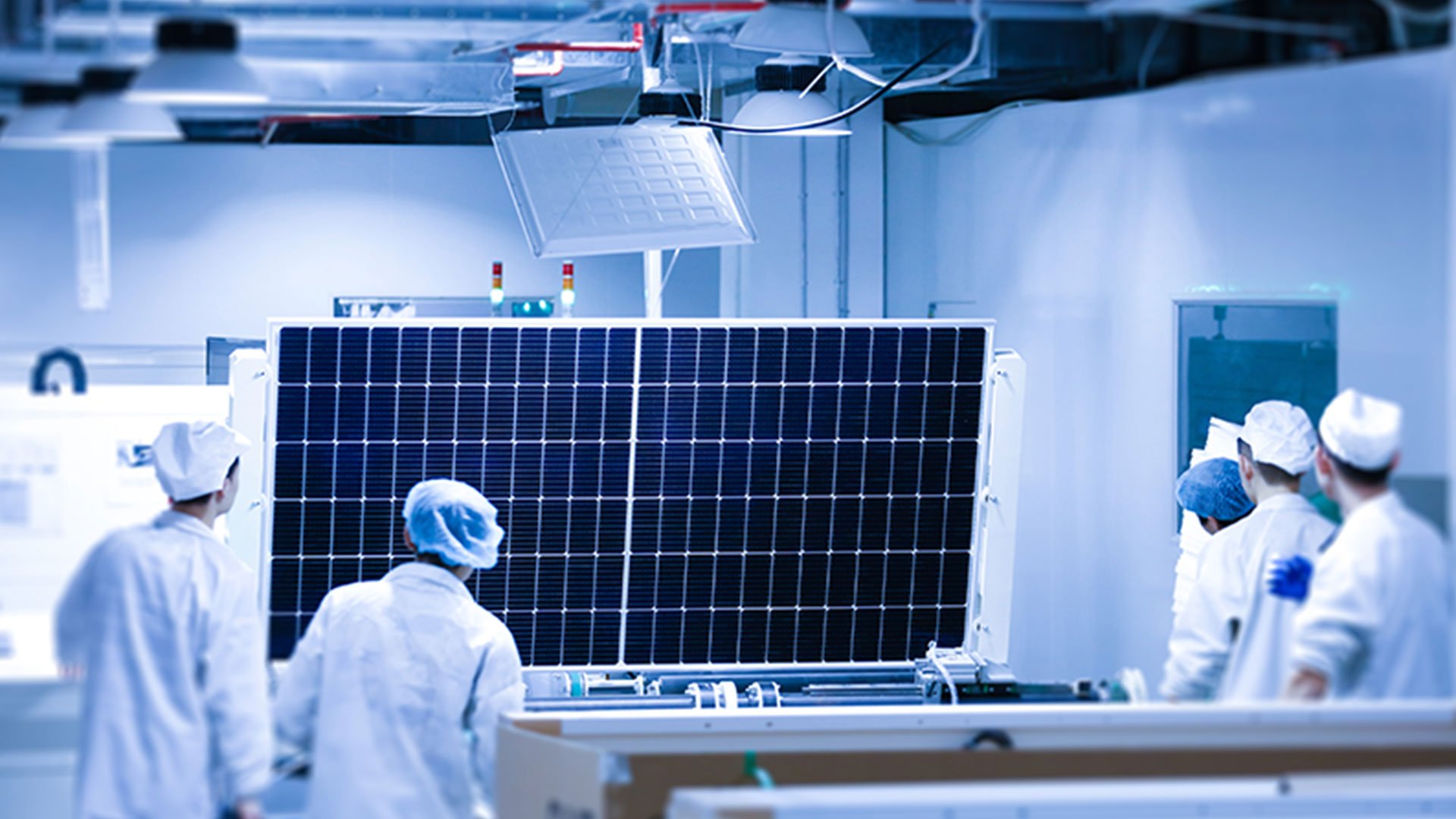 Production of solar cells
