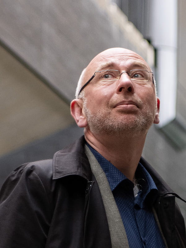 Berry van den Hout op station Ede-Wageningen