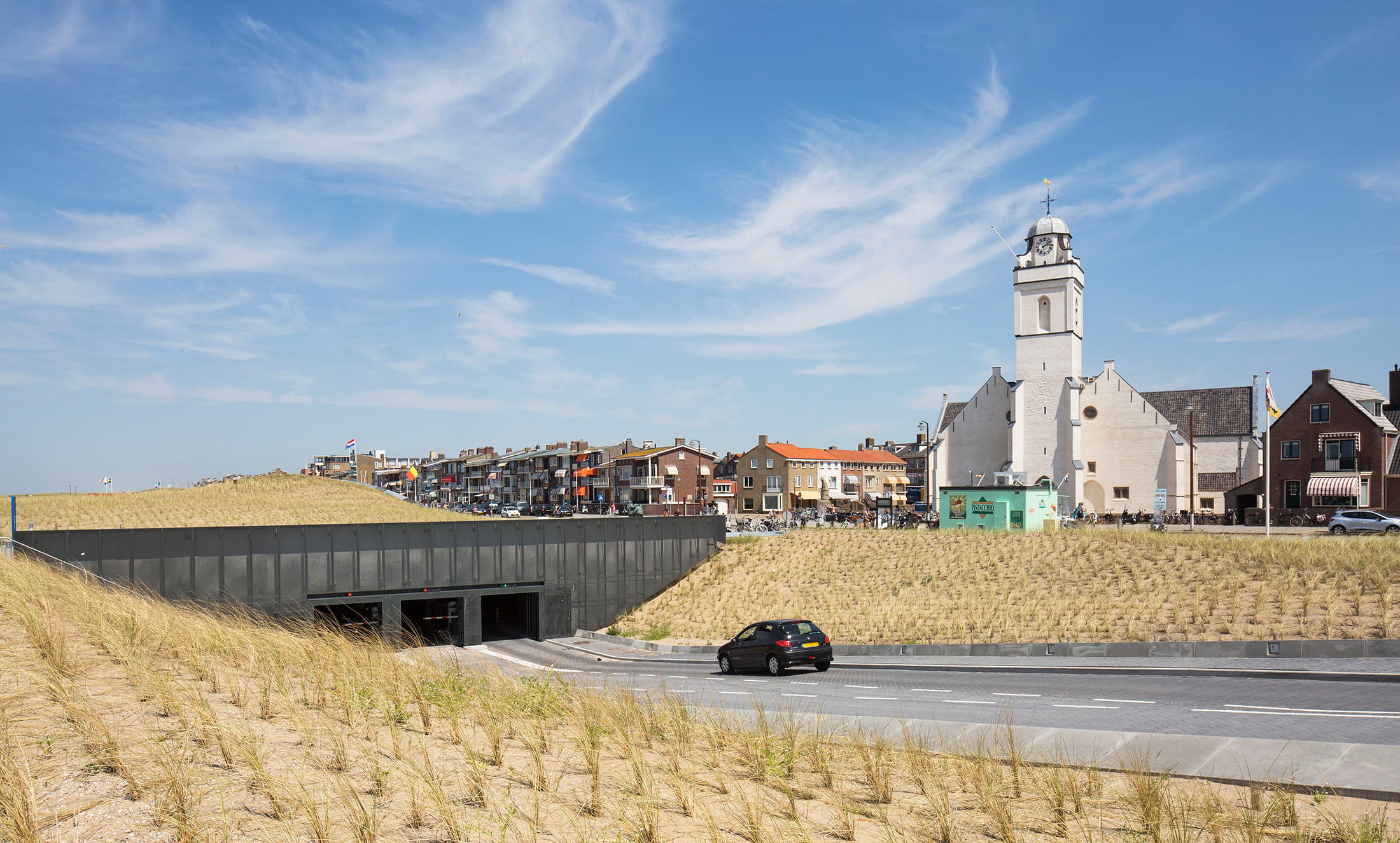 Underground parking garage at Katwijk 