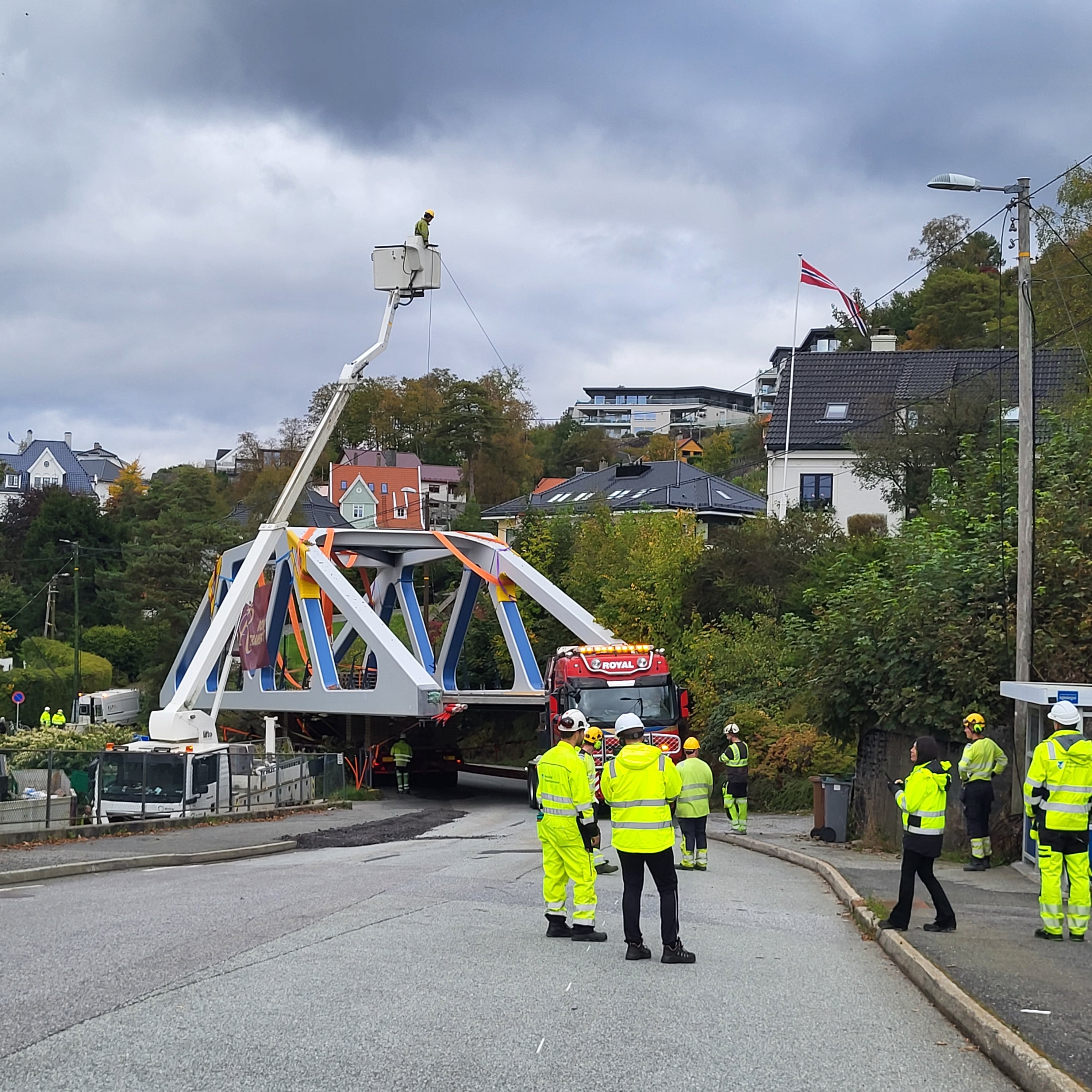 Paradis Bridge under construction