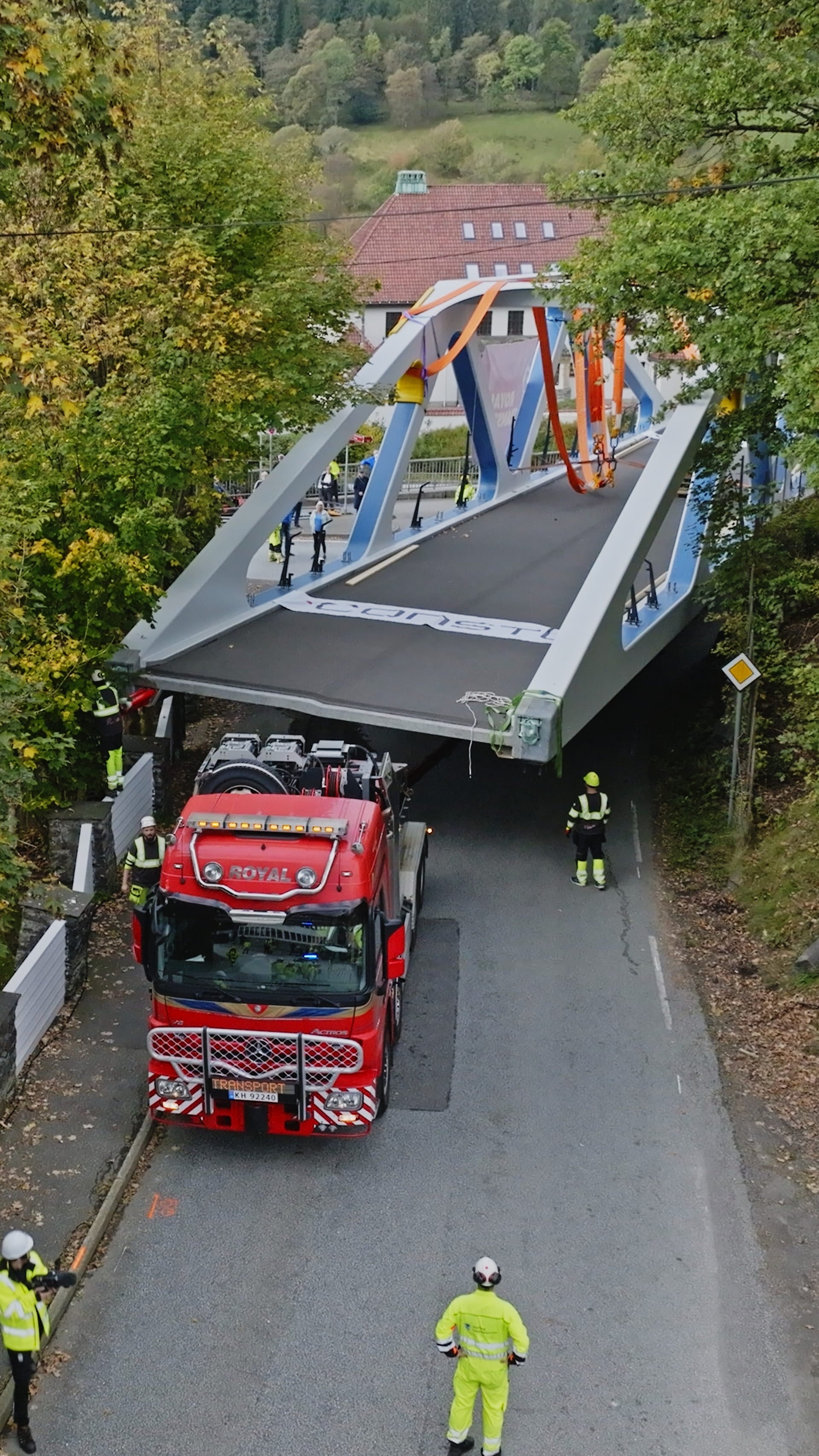 Paradis Bridge under construction