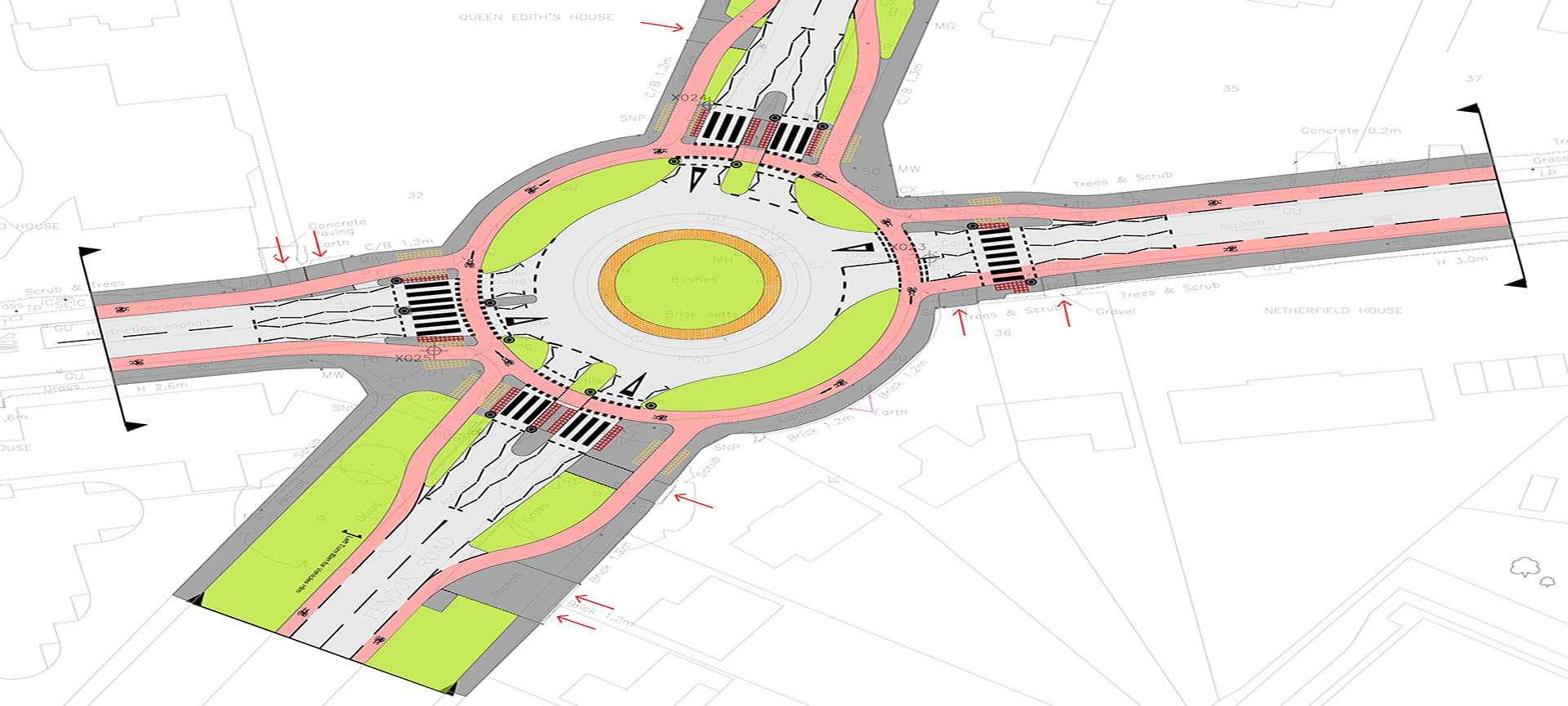 Simple Roundabout Design Design for UKs first Dutch style roundabout in Cambridge | Haskoning
