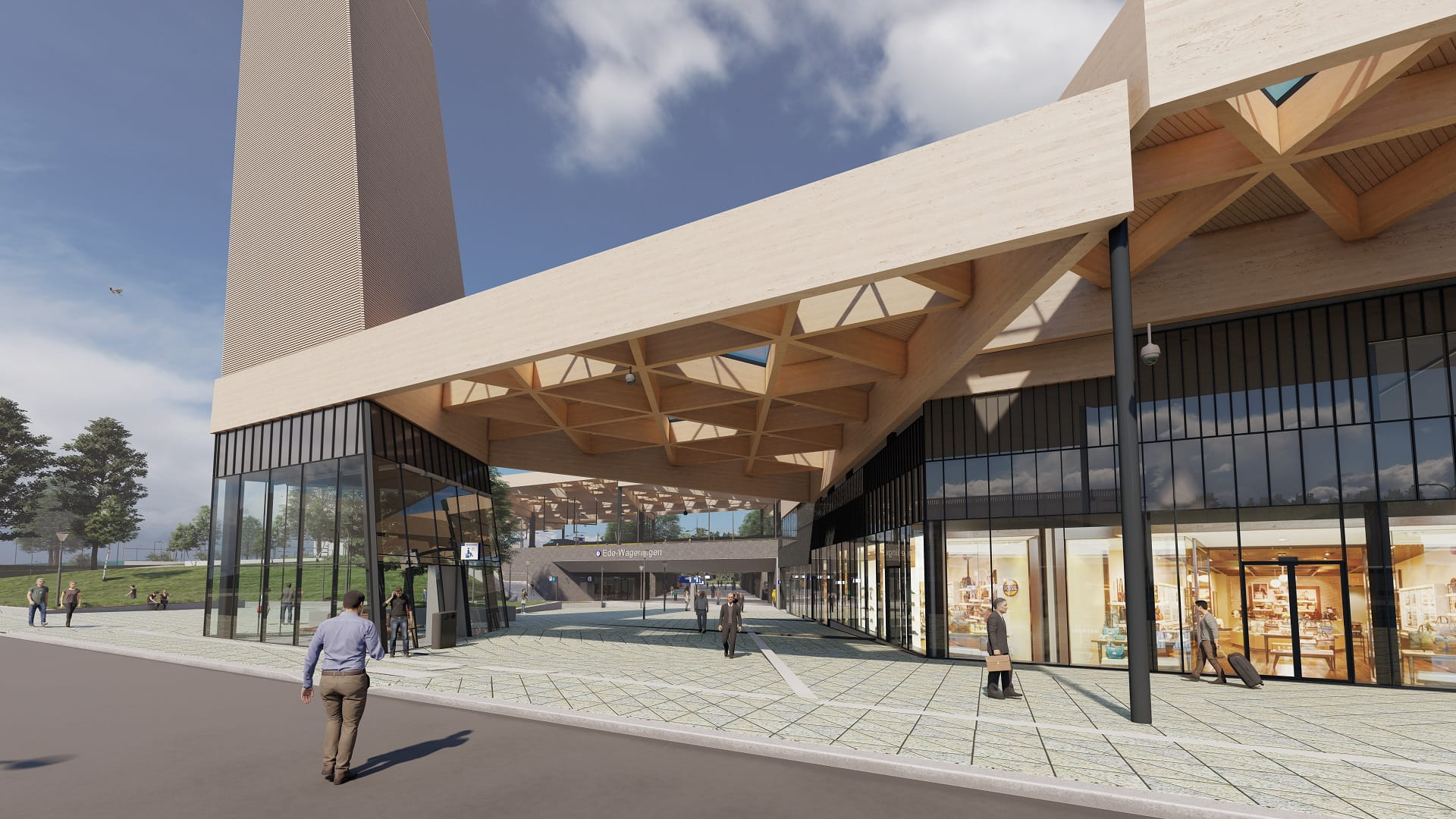 Stunning transformation of Ede-Wageningen station is multi-functional and future-proof | Haskoning