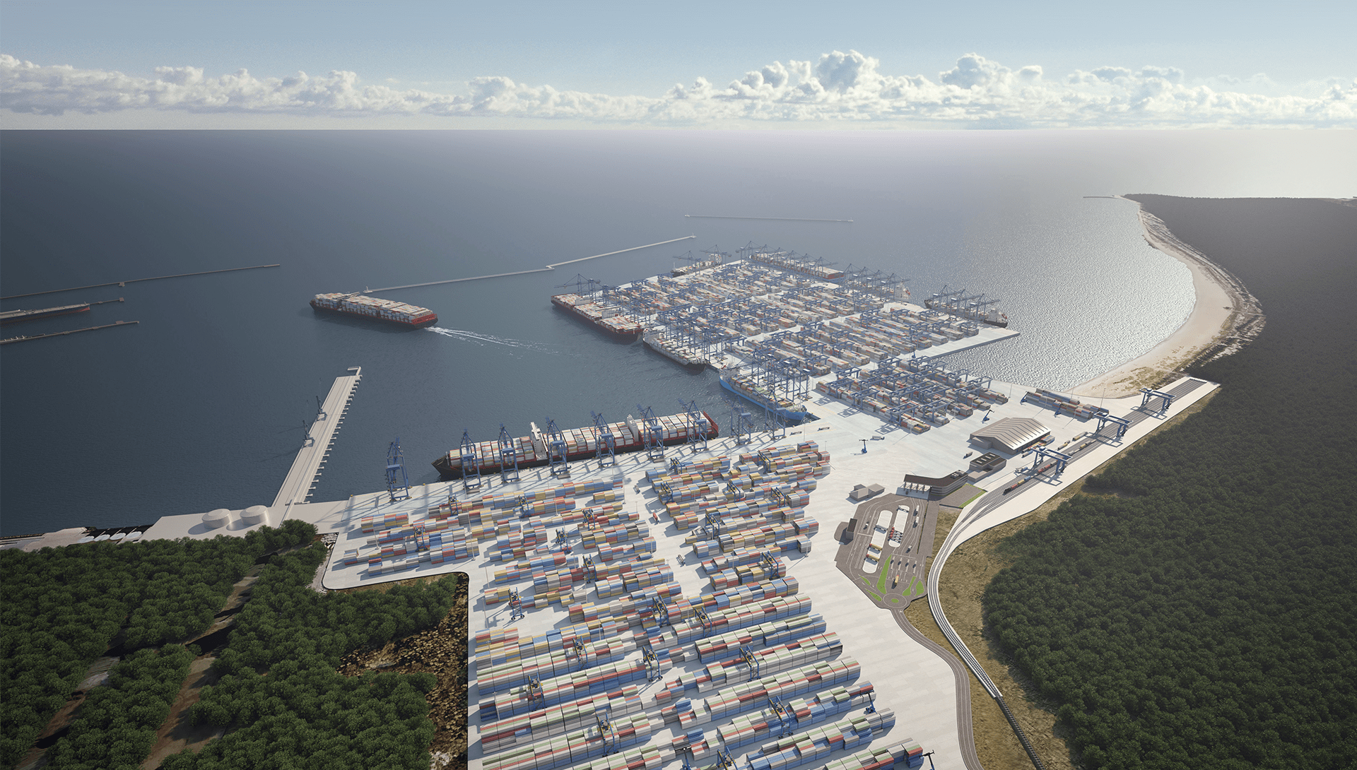 New deepwater container terminal at the Port of Gdańsk