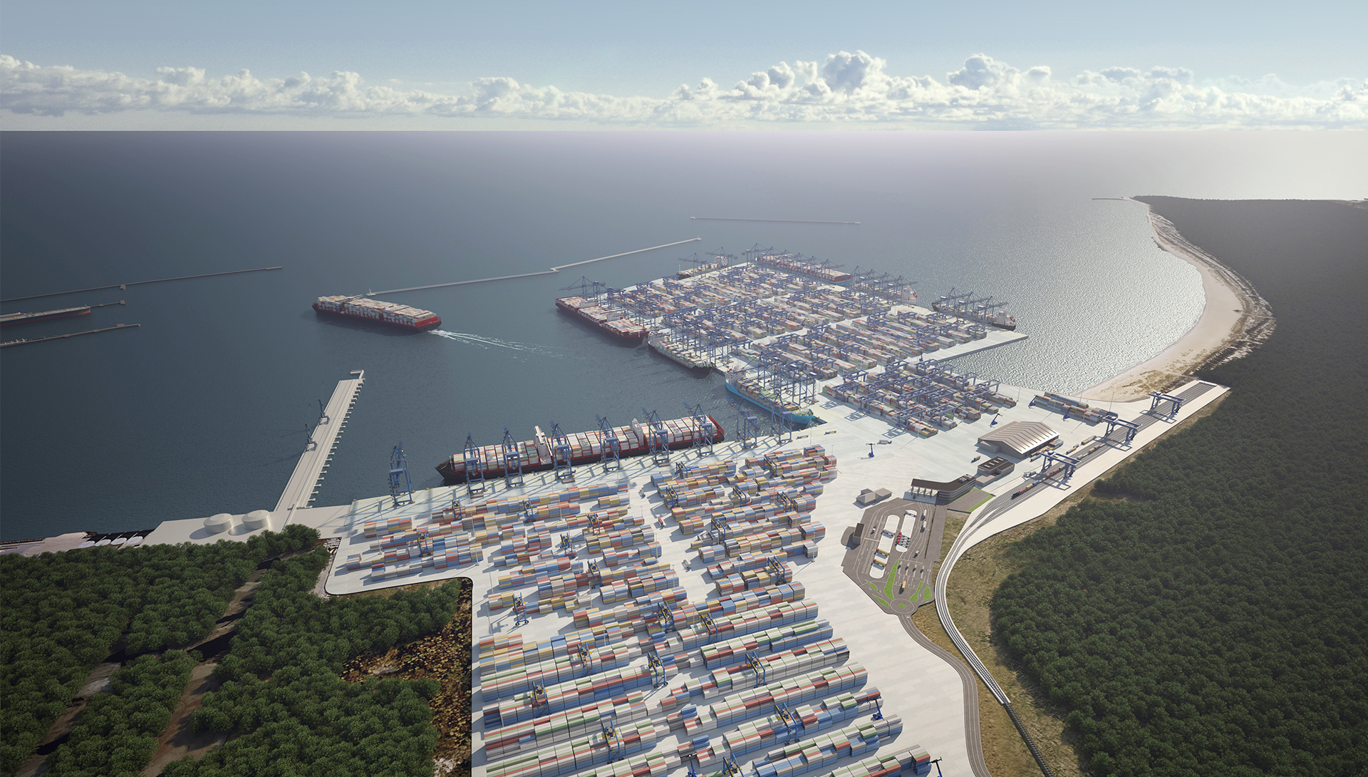 New deepwater container terminal at the Port of Gdańsk