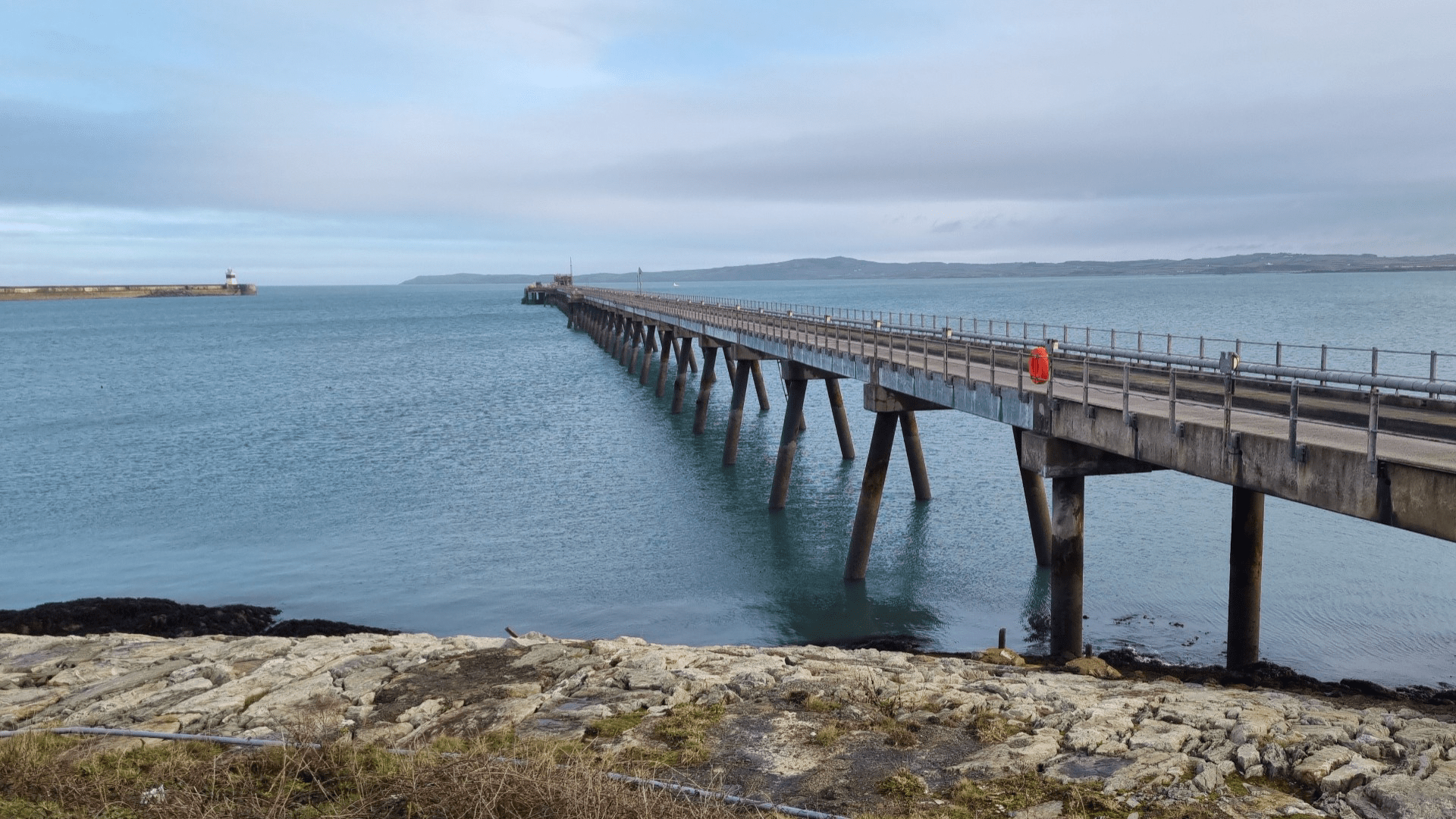 Holyhead deepwater jetty in Anglesey