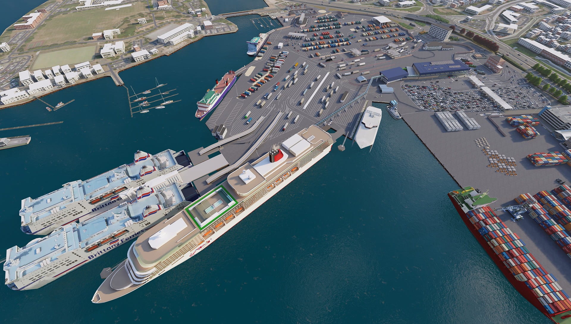 Portsmouth international port masterplan