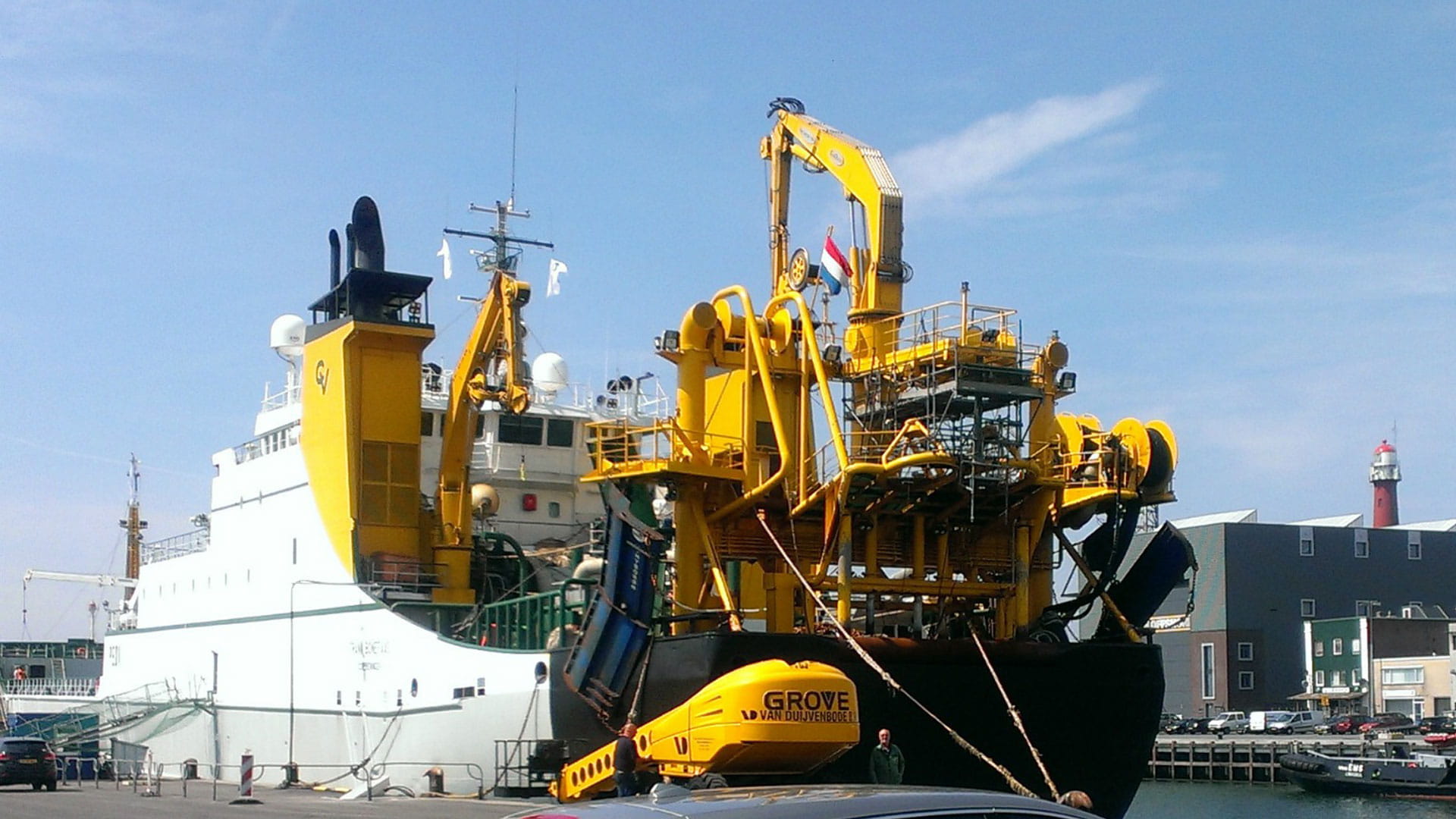 Providing shore power for seaport ijmuiden