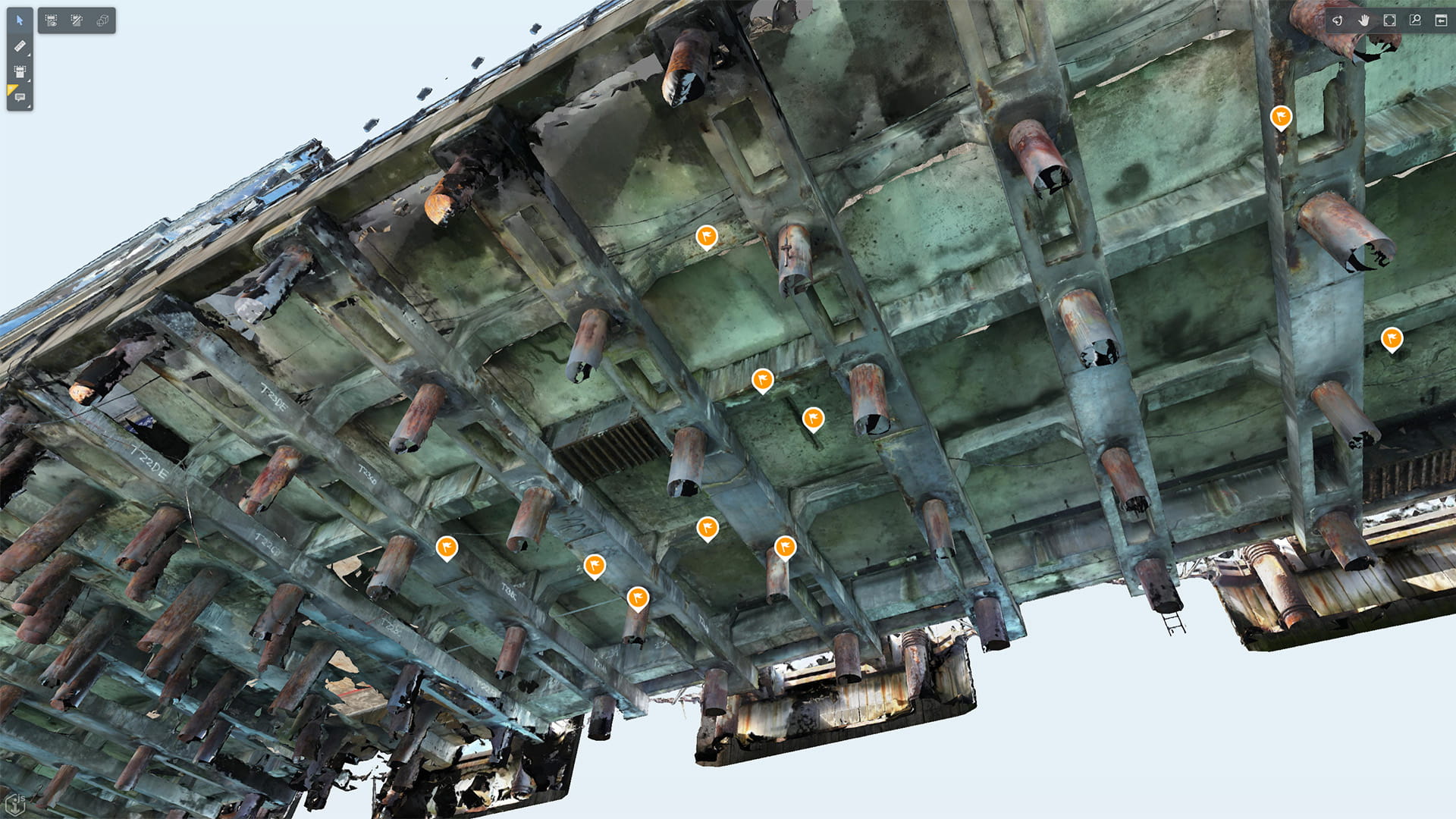 underside of Holyhead jetty