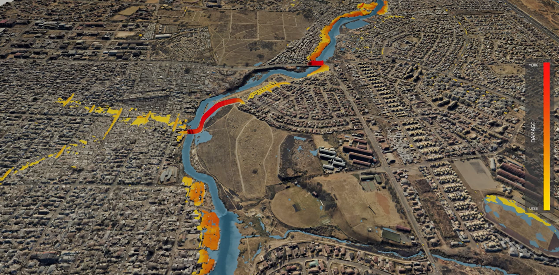 Flood risk assessment map