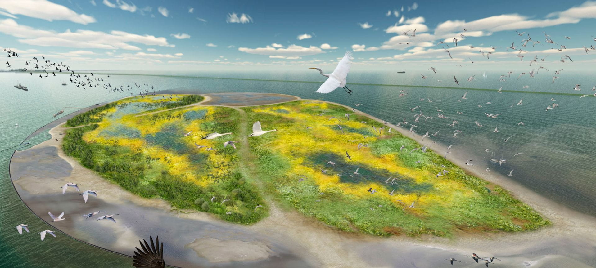 Artist impression of Marker Wadden