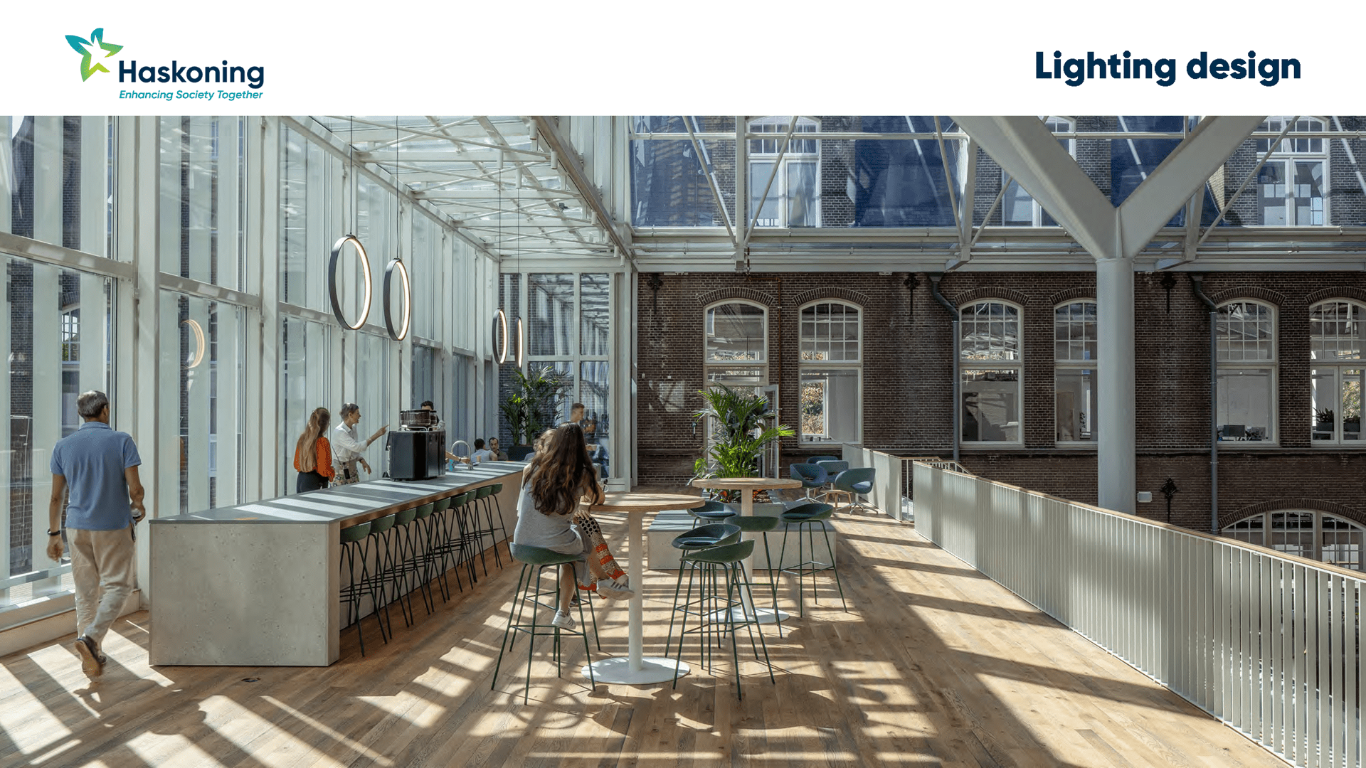 Brochure lighting design showing light design in Delft