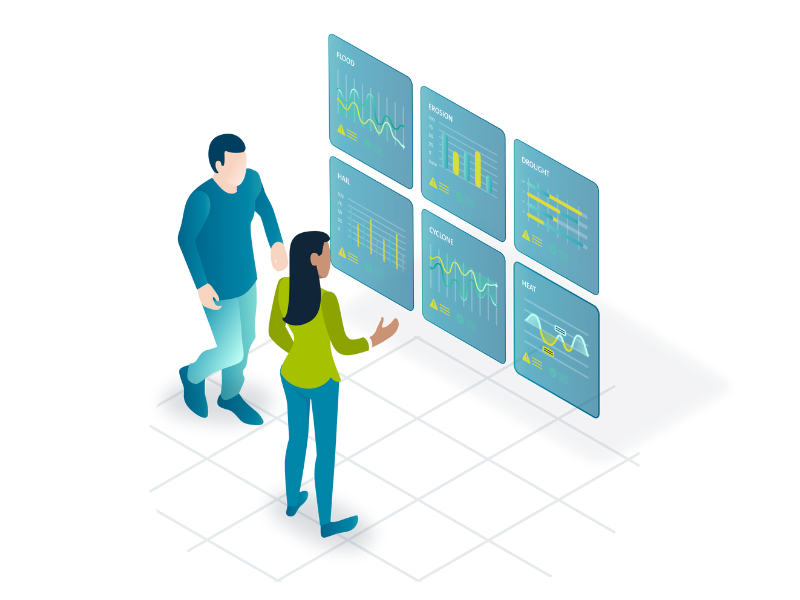 An illustration representing the data generated by Witness simulation software