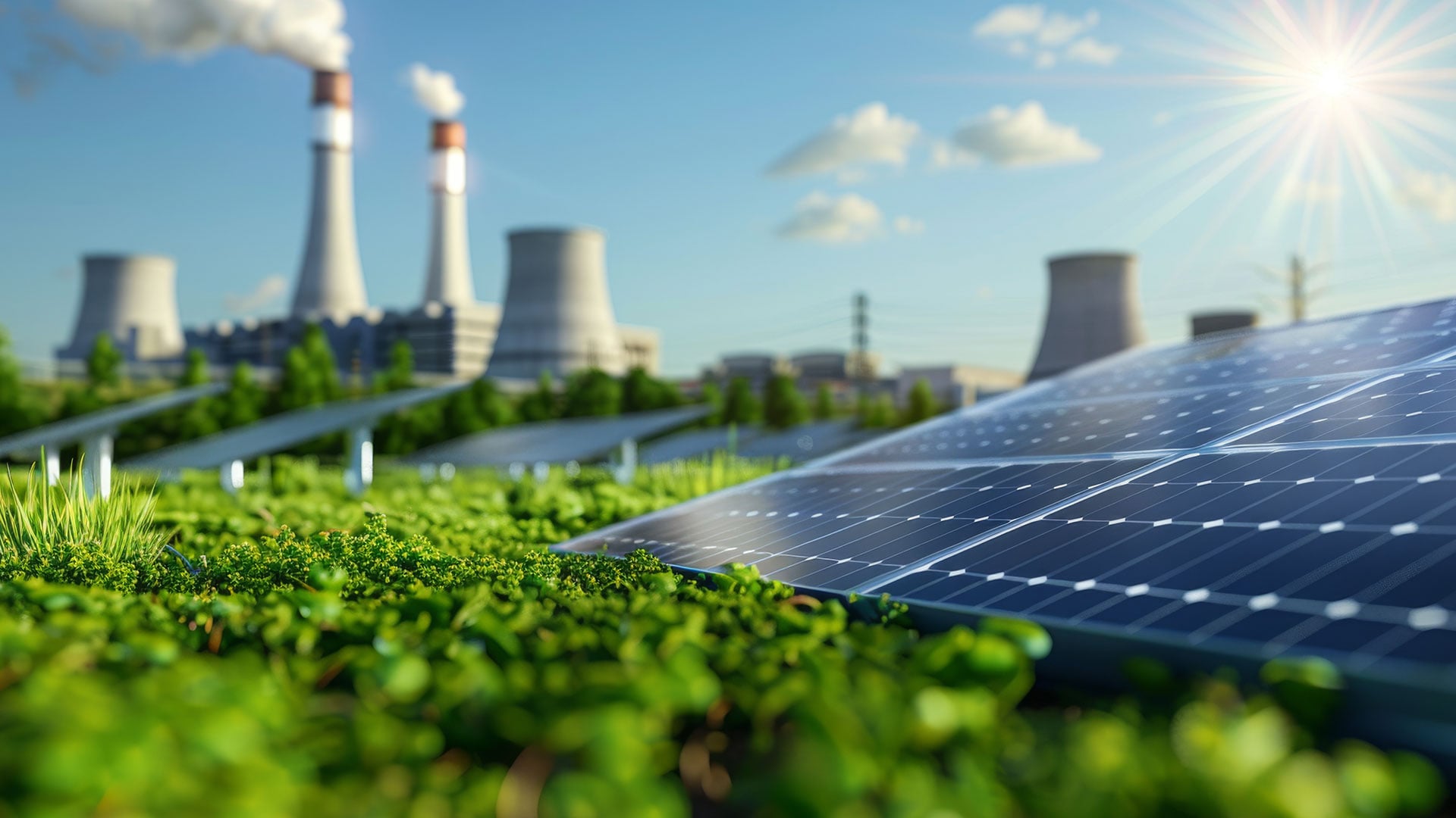 Solar panels for industry