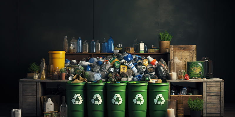 Optimisation of the collection and separation of product waste due to scope 3 emission reduction strategies